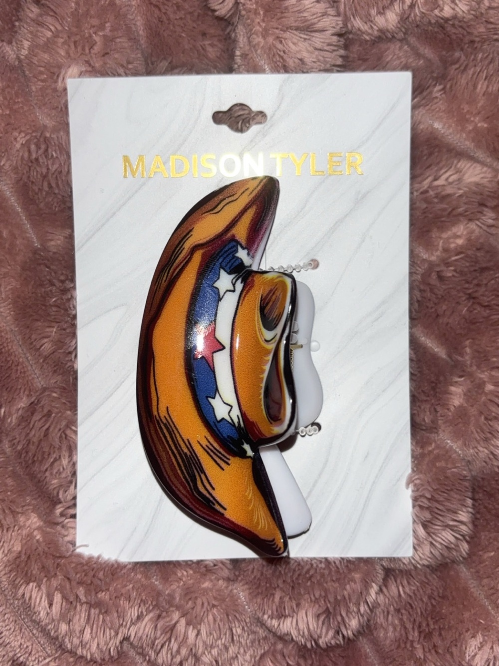 Madison Tyler Adorable Cowboy / Cowgirl Hat Hair Clip